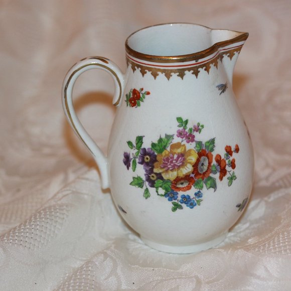 Booths  England Fine China Creamer Milk Pitcher Floral Vintage - Picture 2 of 4
